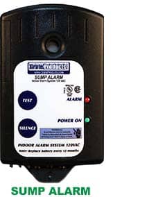 sump pump alarm system up close image